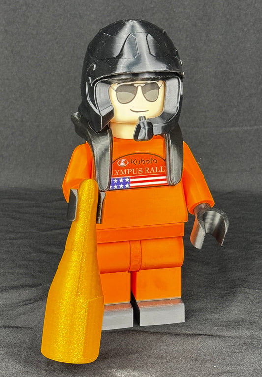 Mini Champagne Bottle – Accessory for the 3D‑Printed Rally Driver